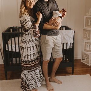 Size small boho wrap dress